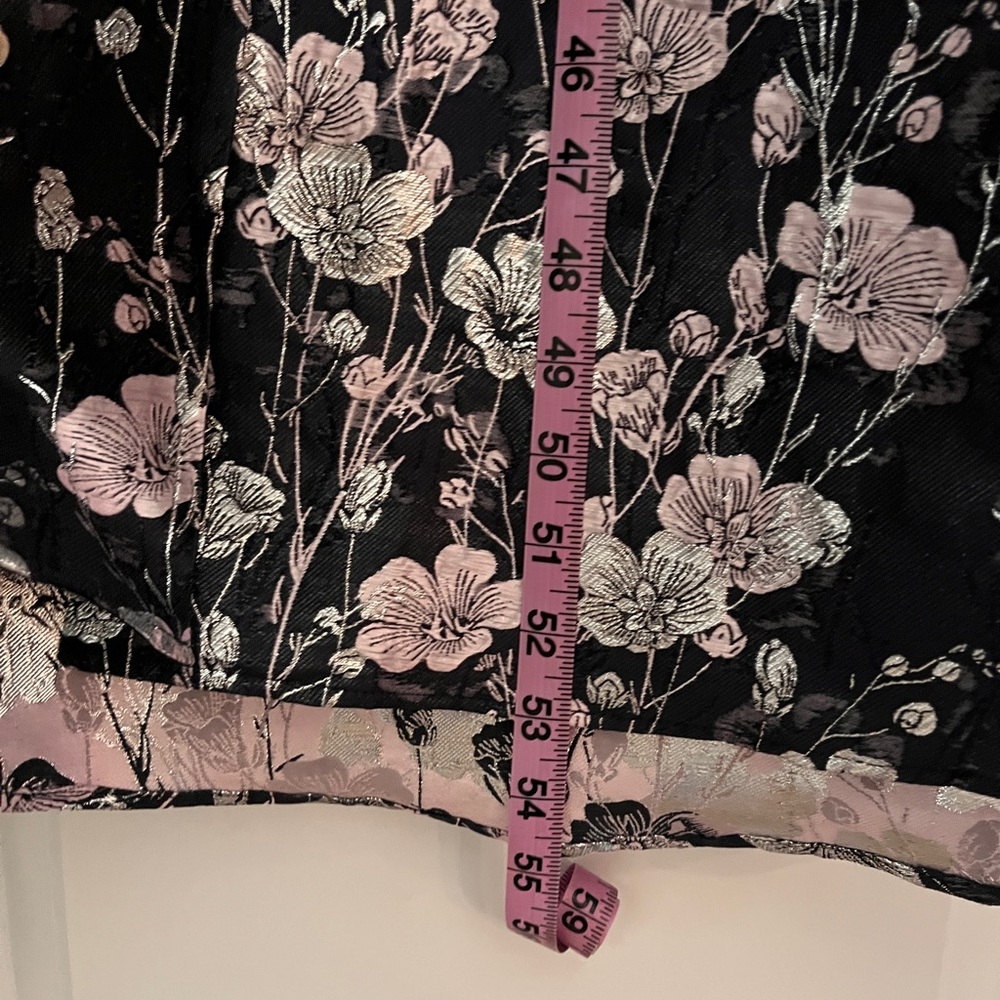 Abbey Glass Charlotte Gown - Silver Stems in XS - Picture 7 of 8